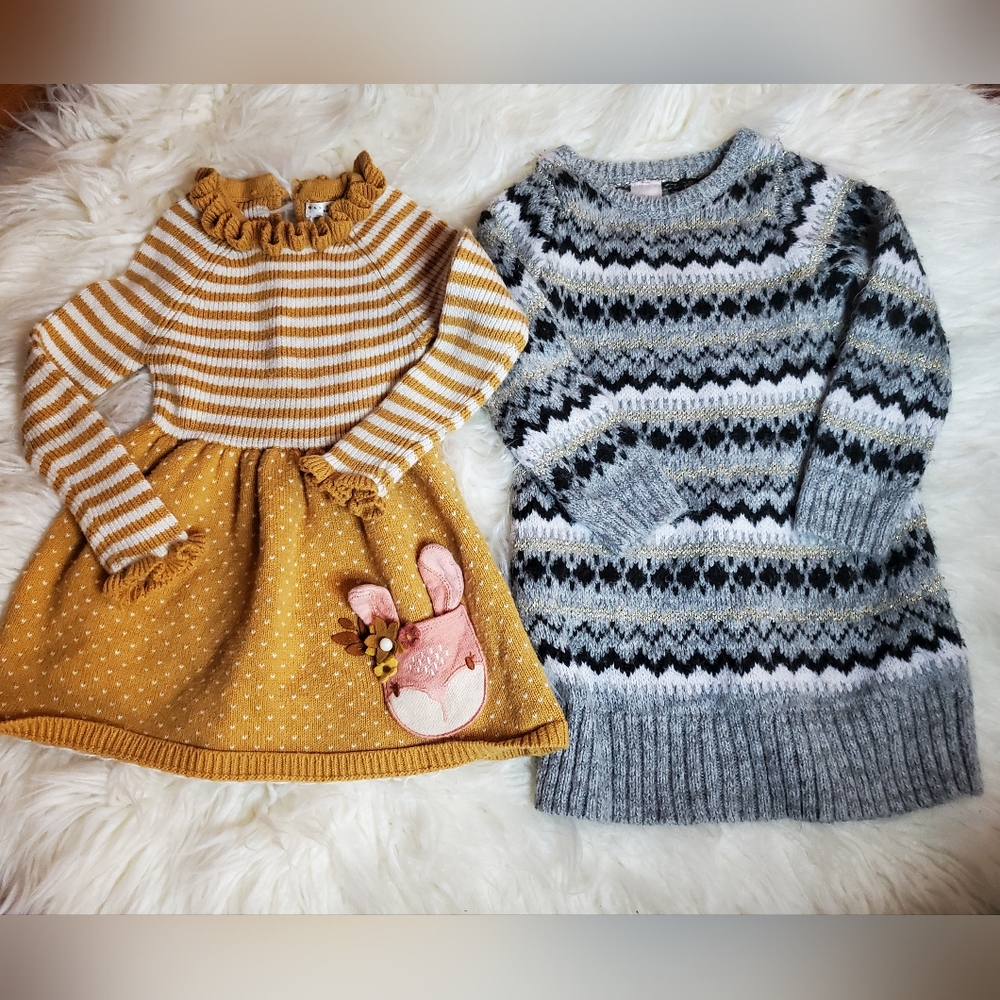 24 month/2T sweater dress bundle